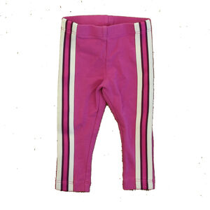 Tea Girls Pink | White Leggings size: 3-6 Months